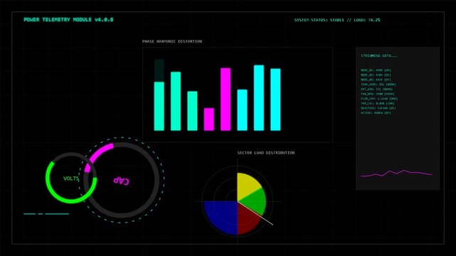dynamic data visualization interface featuring bar charts and interactive infographics for business intelligence analysis, dashboard monitoring, reporting, financial metrics, performance tracking