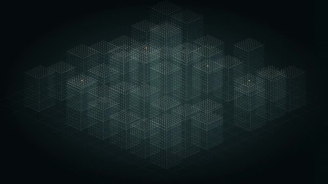 LiDAR point cloud city revealed by sweeping sensor scan