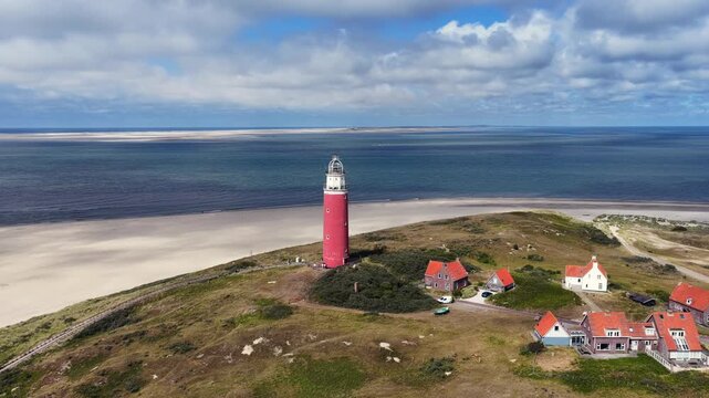 Lighthouse on Texel in the Netherlands