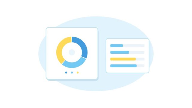A professional analytics 03 animated background, perfect for business analytics.