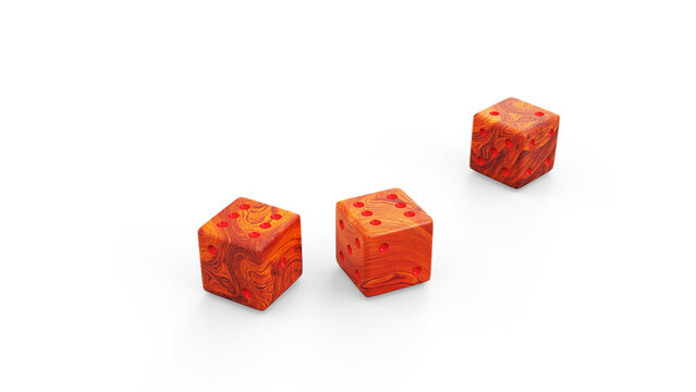 Wooden Game Dice, Natural Wood Cubes with Black Numbered Dots, Traditional Tabletop Gaming Accessories, Classic Random Number Generators for Board Games, Gambling Games, Recreational Activities 