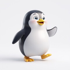 Fototapeta premium 3d littel penguin