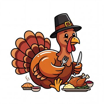 thanksgiving turkey vector
