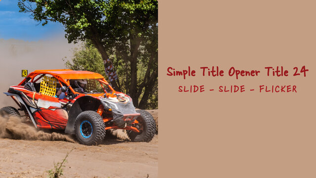 Simple Title Opener Set 1 Title 24