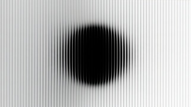 Abstract black gradient behind vertical ribbed glass white background