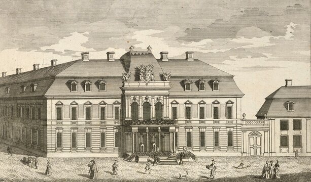 Ordenspalais der k&ouml;niglichen Hoheit des Prinzen Ferdinand zu Berlin, Germany, around 1880, digitally restored reproduction of a 19th century illustration, historical, exact date unknown