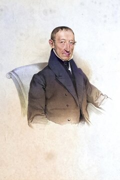 Kaspar Maria Count Sternberg (also: Caspar, Czech: hrabe Kaspar Maria sternberk, born 6 January 1761 in Prague, died 20 December 1838 in Brezina near Rokitzan) was a Habsburg-Bohemian theologian who became a cathedral chaplain in Regensburg in 1785. In 1802, he was appointed deputy to Prince Karl Alexander von Thurn und Taxis at the head of the political administration in the new Principality of Regensburg, Historical, digitally restored reproduction from a 19th century original, Record date not stated