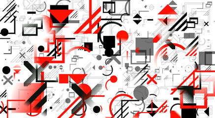abstrakcja, geometria, figuty, linie, pola © Marek