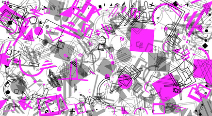 abstrakcja, geometria, figuty, linie, pola © Marek