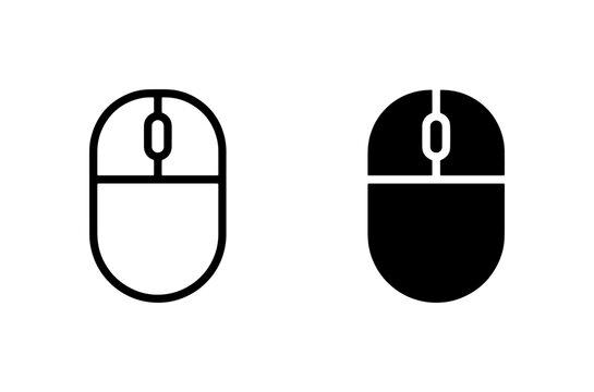 Computer mouse icon for app and web