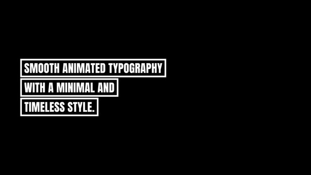 Corporate Animated Titles