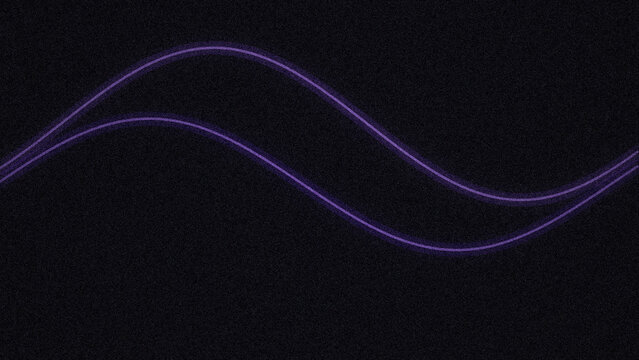 Two Parallel Purple Wavy Lines on Dark Textured Background wave abstract