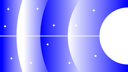 Abstract Blue Purple Cosmic Circular Gradient Background © Nuthon