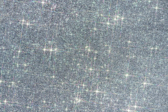 Silver glitter background