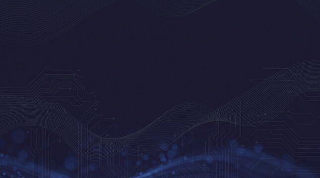 Minimalist deep midnight blue and purple gradient background with extremely subtle fine diagonal texture and wide open central copyspace.