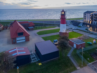 Leuchturm in Büsum, Schleswig-Holstein, Deutschland © Peter