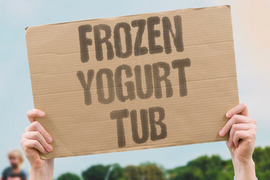 "Frozen yogurt tub" Supermarket tubs revive frozen yogurt. YOGURT. DESSERT. FROZEN. TUBS. TOPPINGS.