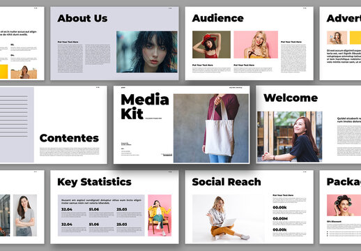 Media Kit Presentation Template