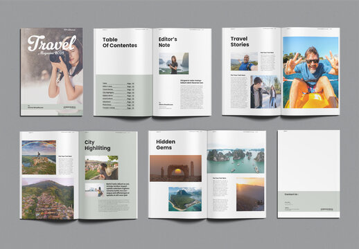 Travel Magazine Template
