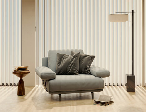 3D rendering, 3d illustration, Large Luxury modern living room interior,  brutalist architecture realistic lighting,  Graphic Overlay wide angle, contemporary furniture, clean lines, minimalist decor