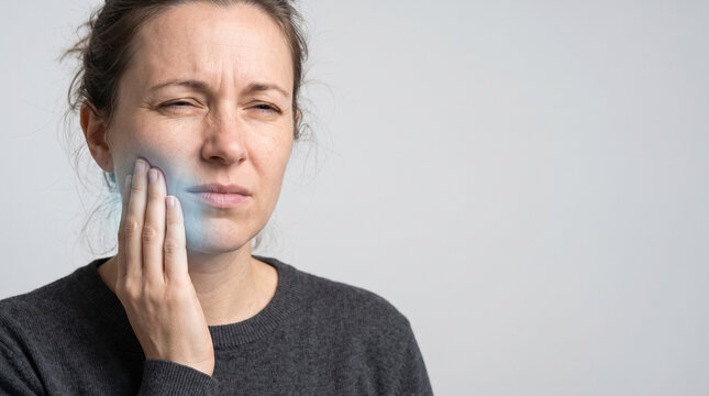 Woman experiencing tooth pain dental problem suffering ache sensitivity health issue discomfort jaw ache dental care oral health