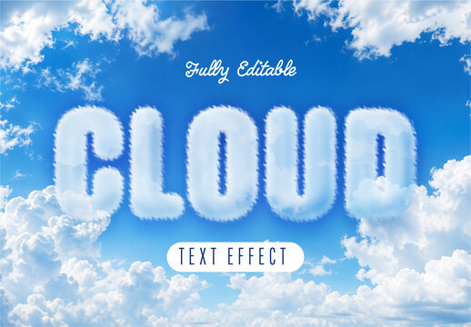 Cloud Text Effect