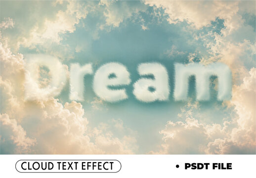 Cloud Text Effect