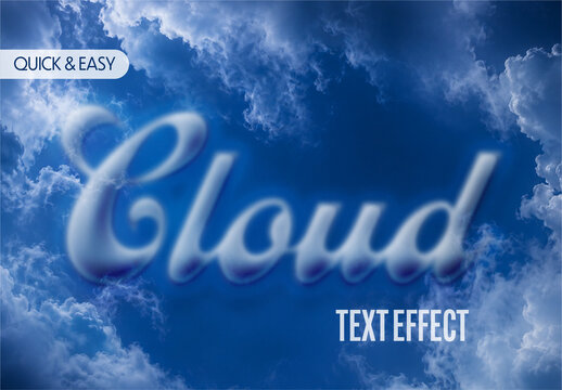Cloud Text Effect