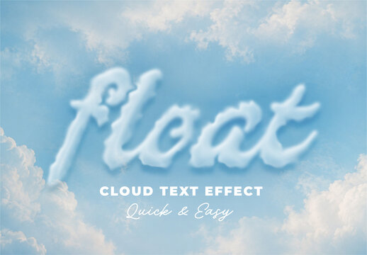 Cloud Text Effect