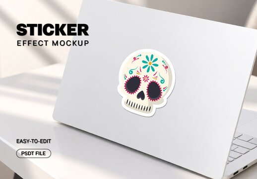 Sticker Effect Mockup
