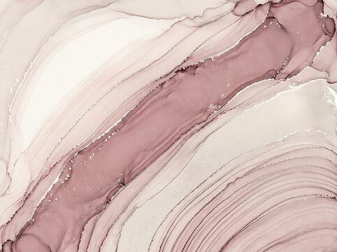 Pink muscle tissue under microscope