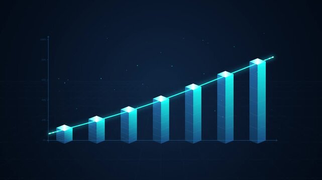 Quantum business data horizon seamless procedural.mp4