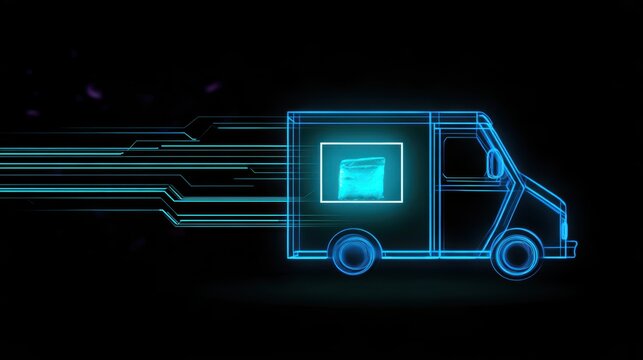 Digital Delivery Truck in Autonomous Logistics Network