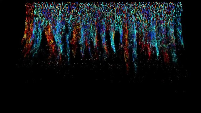  a fa colorful background, ideal for presentation or events. could be used for events, parties or ambient rooms. colors are red, blue yellow green pink. falling down like on a fabric or hard surface.
