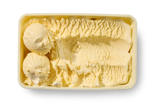 vanilla and burbon ice cream box