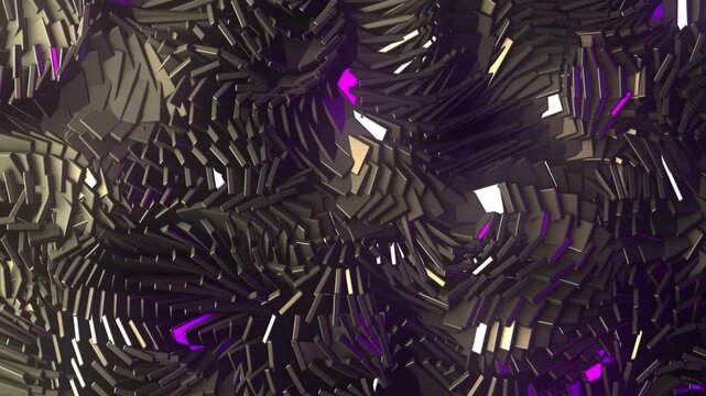 a cube wave animation, could be used as dj or vj visualizations. Ideal for background backdrops. colorful and playful, good for gaming and games. for lobbies lobby and high end display systems.