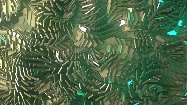 a cube wave animation, could be used as dj or vj visualizations. Ideal for background backdrops. colorful and playful, good for gaming and games. for lobbies lobby and high end display systems.
