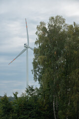 farma wiatrowa, turbiny wiatrowe, elektrownia wiatrowa, energia odnawialna, Polska,  Europa © Adam Schmidt