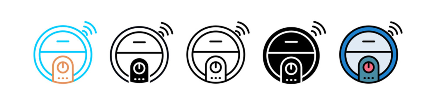 Robot Vacuum multyple icon