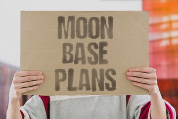 "Moon base plans" Agencies sketch permanent lunar outposts. OUTPOST. LUNAR. HABITAT. AGENCIES. PLANS. © AndriiKoval