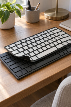 Removable High Contrast Overlay on a Keyboard for Accessibility