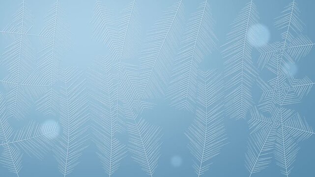 Silver Frost Glass Frame Motion Loop for Winter Sale Promo and Holiday Retail Commercials