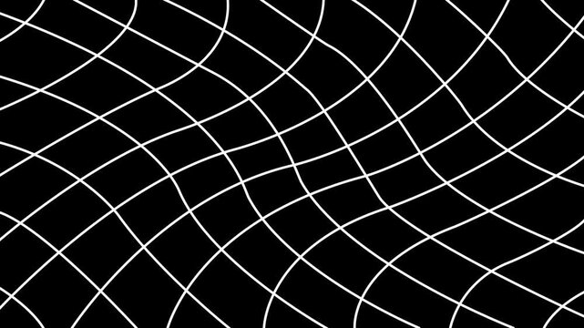 curved grid mesh background pattern for abstract data structure, digital wireframe, geometric texture, cyberspace surface, network warp