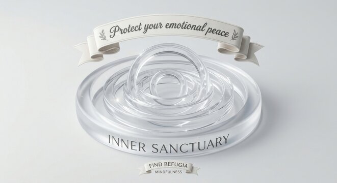 Inner Sanctuary Clear Rings Design Promoting Emotional Peace and Mindfulness
