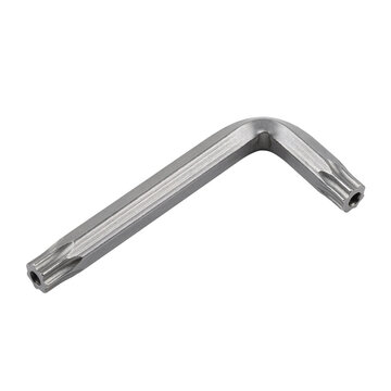 Steel torx key for bicycle, isolated on transparent background