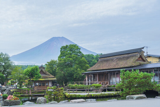日本の風景【山梨県】夏の富士山と忍野八海