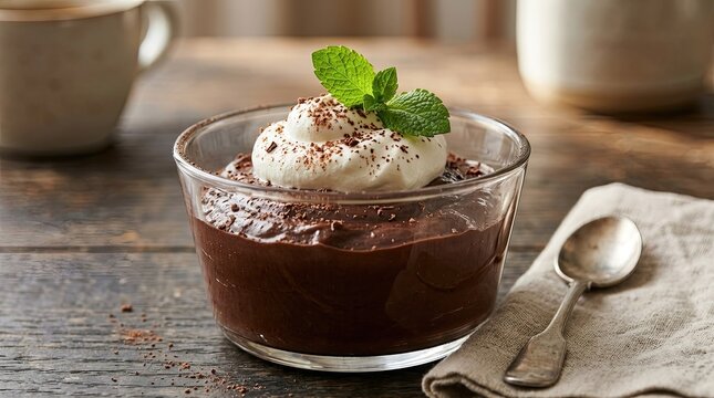 chocolate mousse dessert