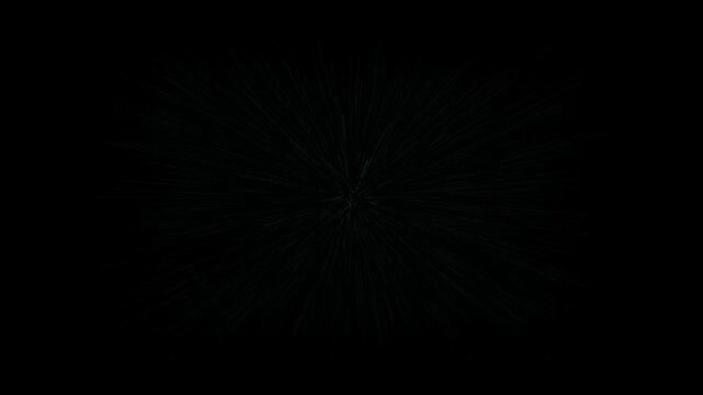 Abstract hyperspace warp speed effect, futuristic light streaks tunnel background