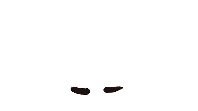 Microorganisms or living spots move, unite into a single mass, and then disperse again to the corners.