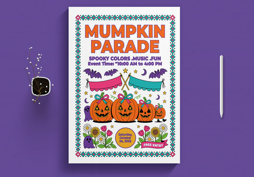Pumpkin Day Celebration Flyer